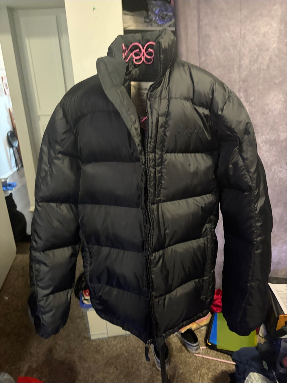 Eddie Bauer Black Puffer Jacket